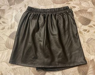 Minigonna similpelle a portafoglio taglia unica