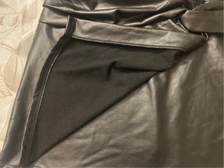 Minigonna similpelle a portafoglio taglia unica