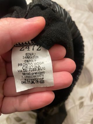 Minigonna similpelle a portafoglio taglia unica