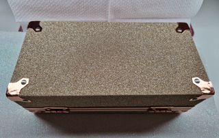Brush Case Glitter Rose Gold Jet Set Beauty