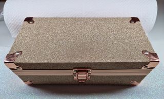 Brush Case Glitter Rose Gold Jet Set Beauty