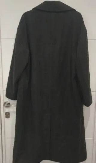 Abrigo largo Cortefiel gris