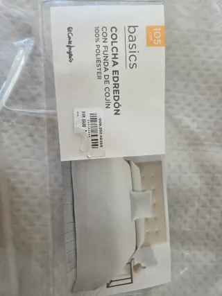 Edredón y funda de cojín sin estrenar