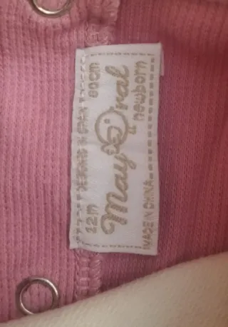 Vestido bebé niña Mayoral rosa