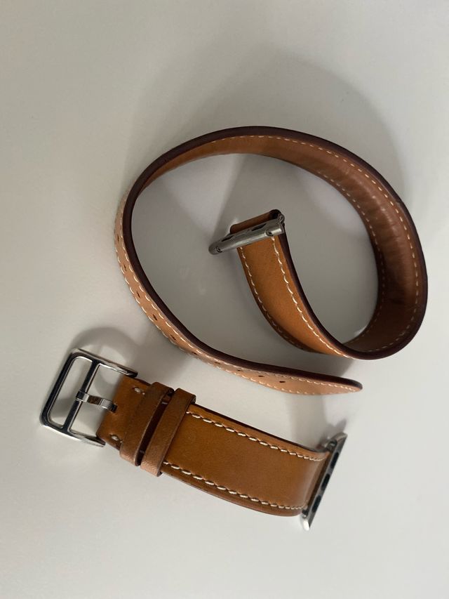 Correa Apple Watch 38mm Marrón Doble Vuelta