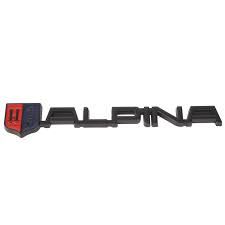 Emblema Metálico Logo Trasero Alpina