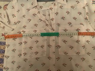 Camisa Promod T. 36 Estampado Pájaritas