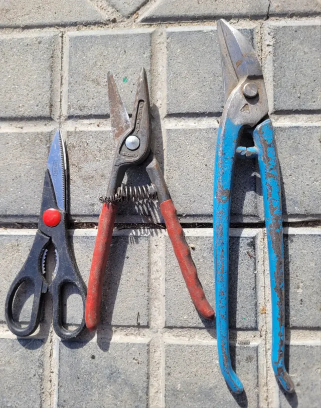 Lote 3 tijeras de corte