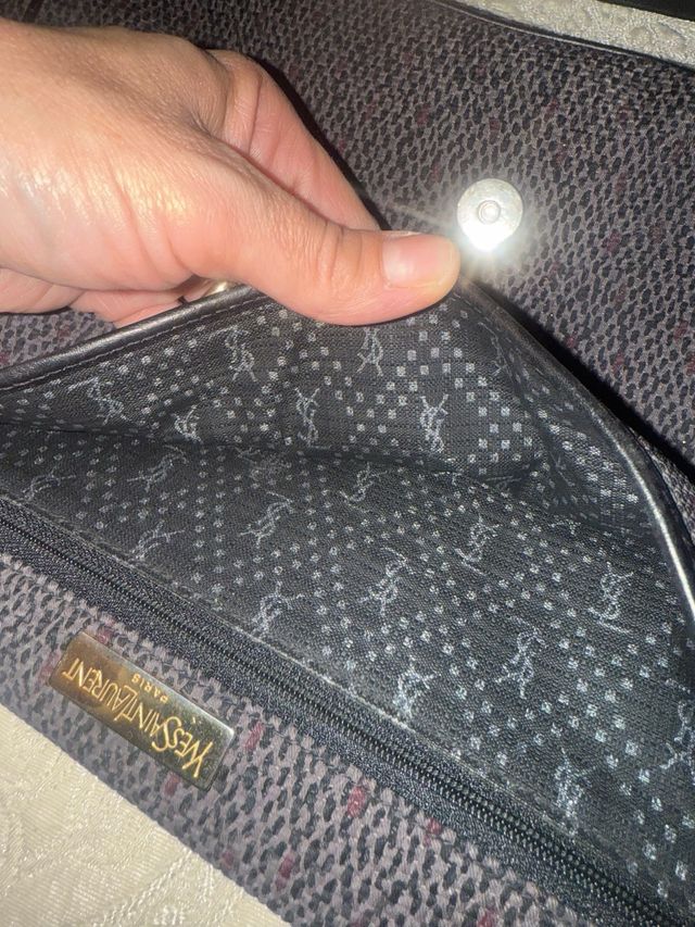 Borsa Yves Saint Laurent vintage nera