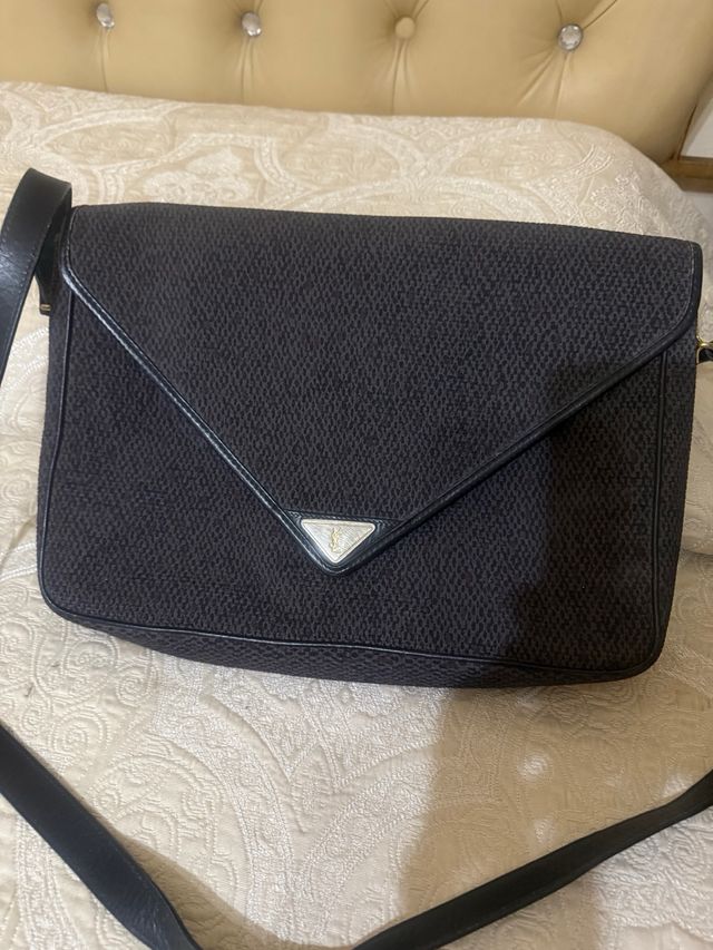 Borsa Yves Saint Laurent vintage nera