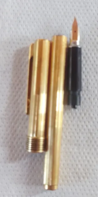 Aurora Penna Stilografica Oro Righe