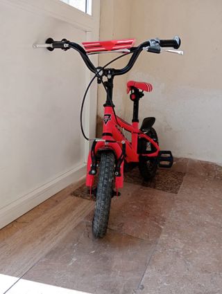 Bicicleta infantil 12 roja