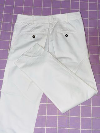 Pantalón blanco Zara Talla 36