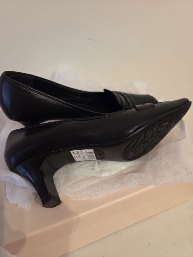 Zapatos Clarks Negros Talla 38