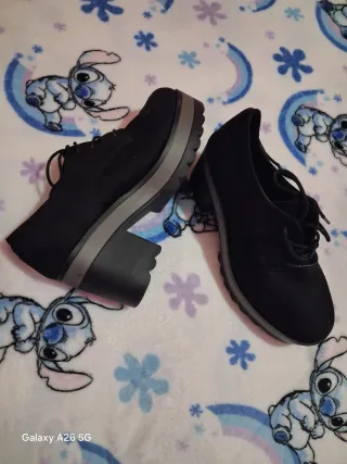 Zapatos negros de plataforma