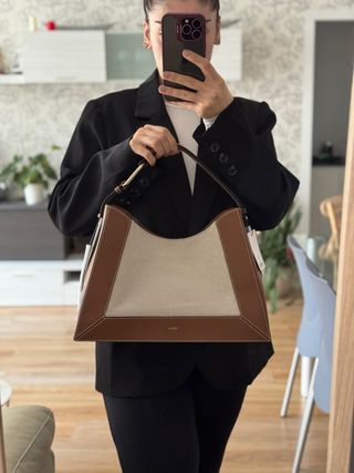 Bolso Furla Beige y Marrón