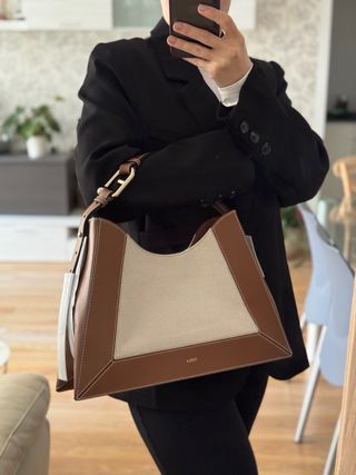 Bolso Furla Beige y Marrón