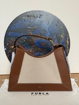 Bolso Furla Beige y Marrón