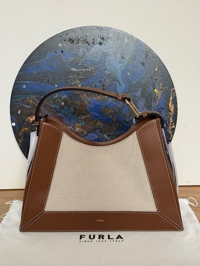 Bolso Furla Beige y Marrón