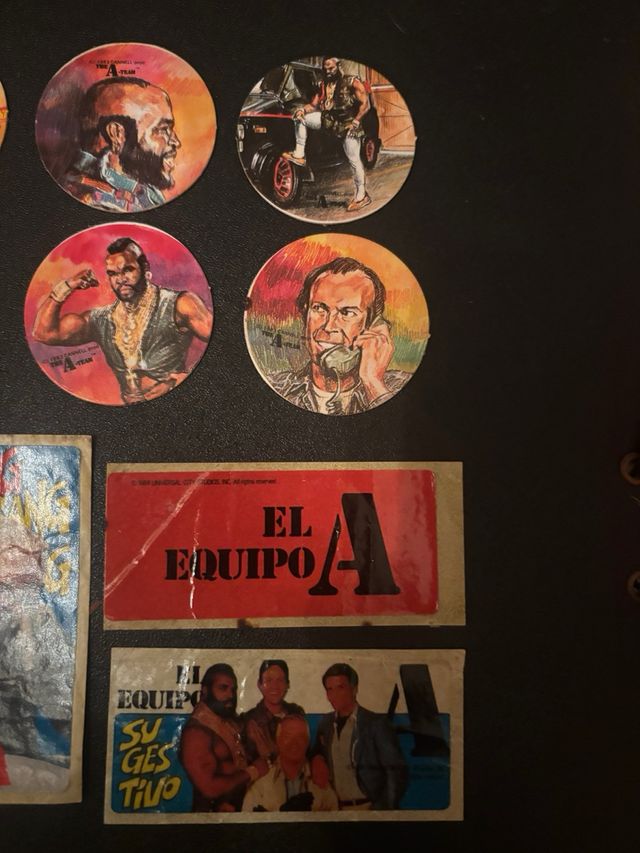 Lote Pegatinas Tazos El Equipo A Bimbo