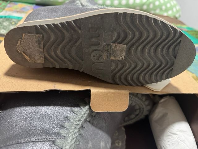 Botas Mou 38 Nuevas Gris