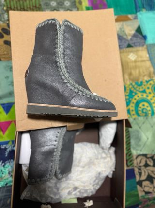 Botas Mou 38 Nuevas Gris
