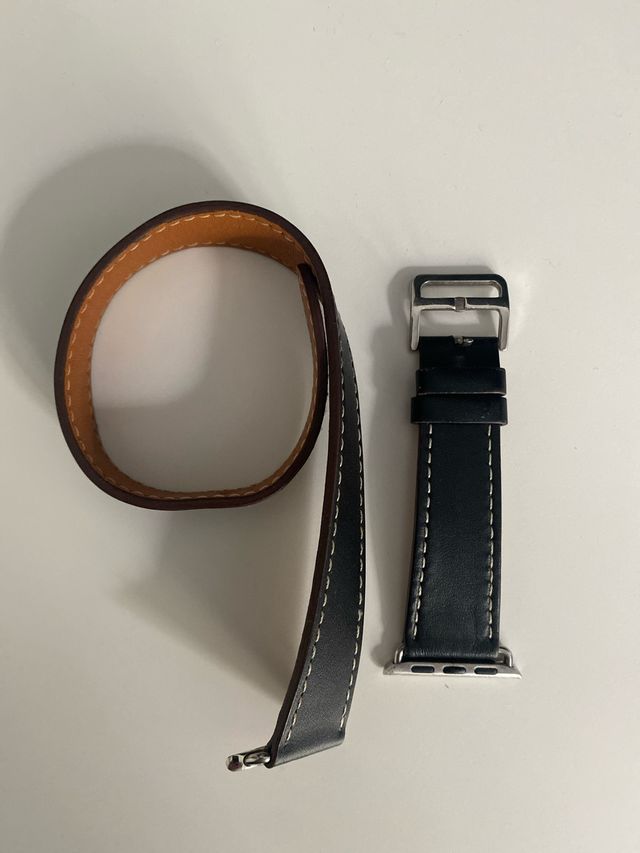 Correa Apple Watch 38mm Negra y Marrón