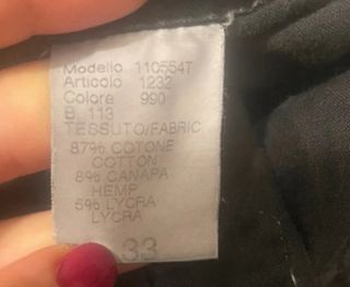 Jeans Gazzarini Uomo Slimfit Neri Taglia 47