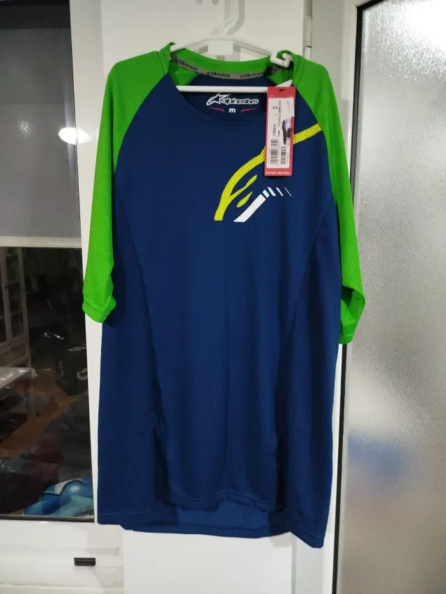 Camiseta Alpinestars Talla M Azul/Verde