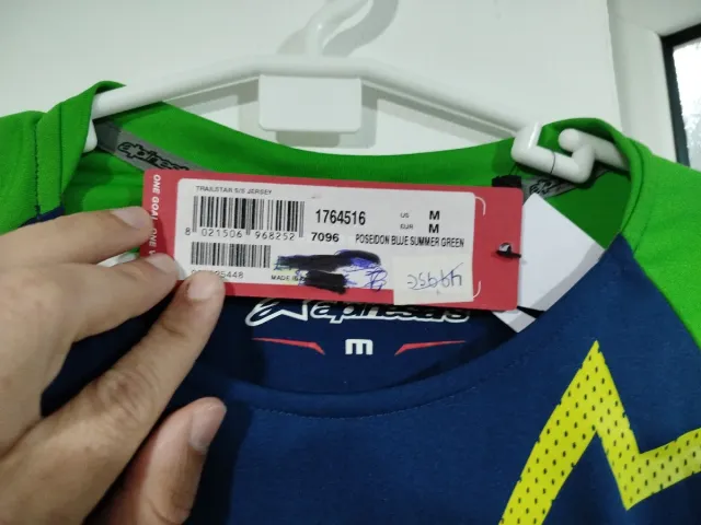 Camiseta Alpinestars Talla M Azul/Verde