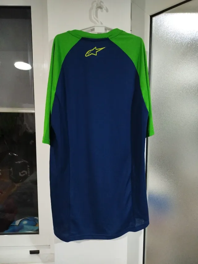 Camiseta Alpinestars Talla M Azul/Verde