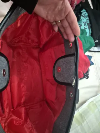 Bolso Chanel Gris y Negro