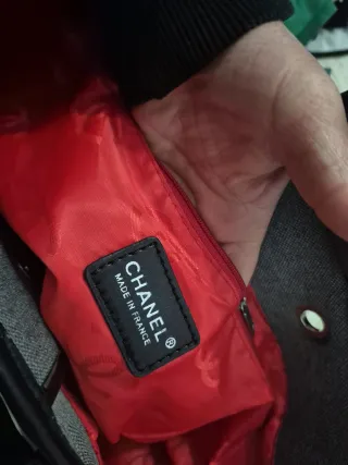 Bolso Chanel Gris y Negro