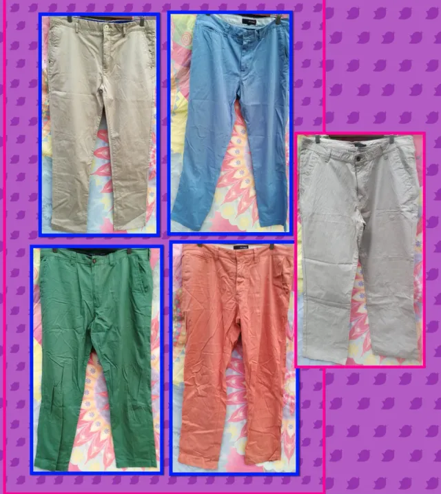 5 PANTALONES DE HOMBRE DISTINTOS COLORES:1X2,5 €