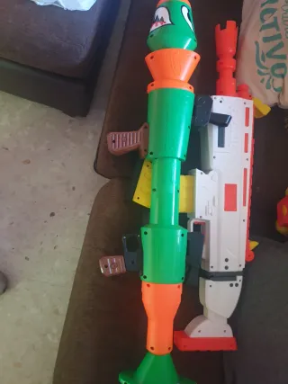 Nerf lanzador de juguete