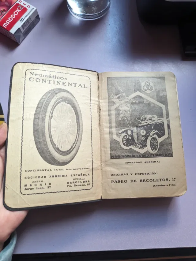 Anuario 1922 Real Automóvil Club de España