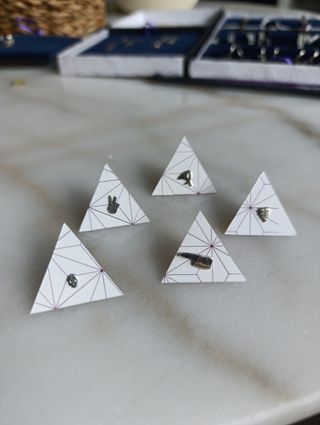 Pendiente Calavera Mini Plata 925