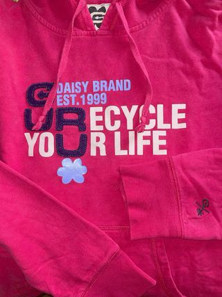 Felpa Guru fucsia Y2K