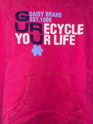 Felpa Guru fucsia Y2K