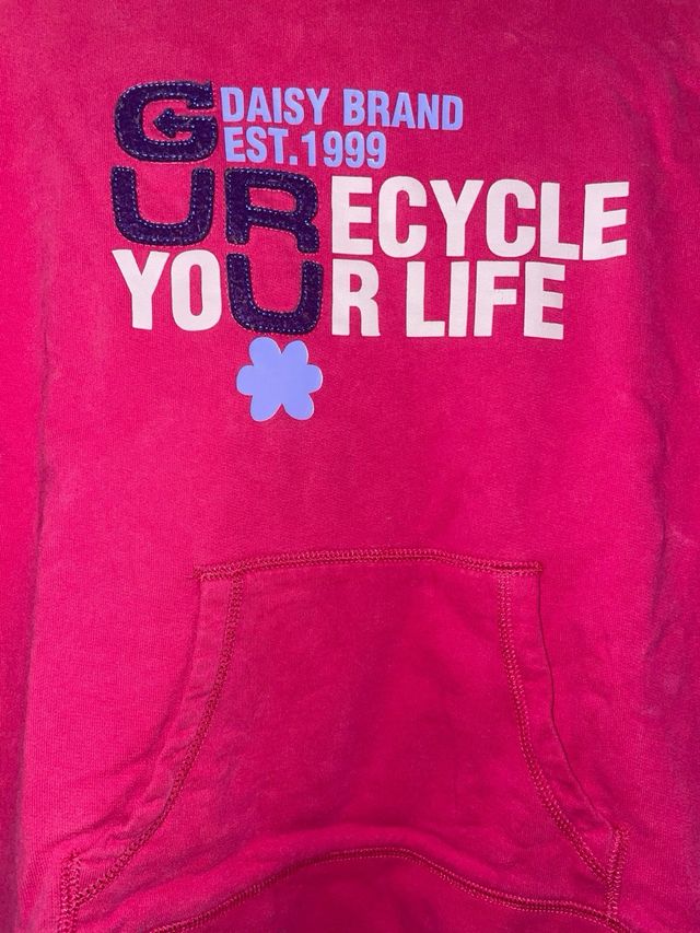 Felpa Guru fucsia Y2K