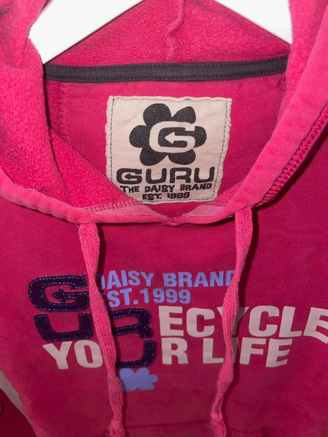 Felpa Guru fucsia Y2K