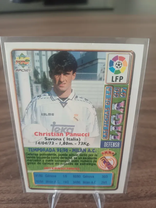 Cromo Panucci Real Madrid C.F. Nº 98