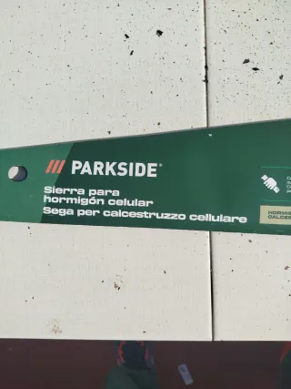 Sierra para hormigón celular