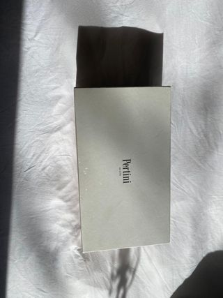 Zapatos Pertini piel calada T42 beige