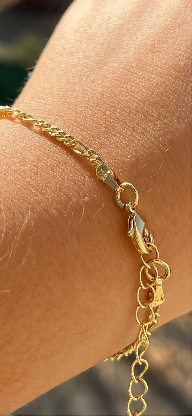 Braccialetto placcato oro 750