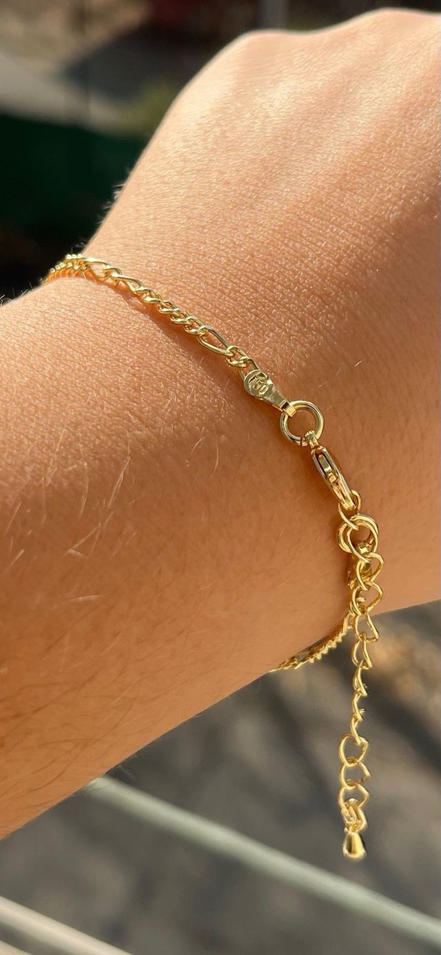 Braccialetto placcato oro 750