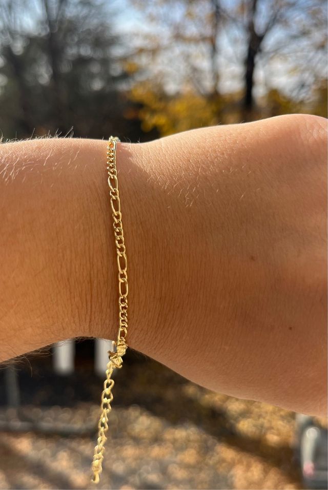 Braccialetto placcato oro 750