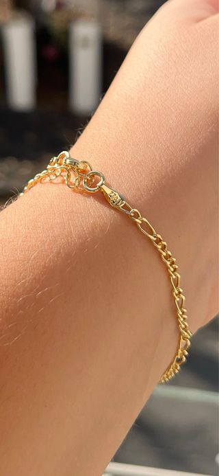 Braccialetto placcato oro 750