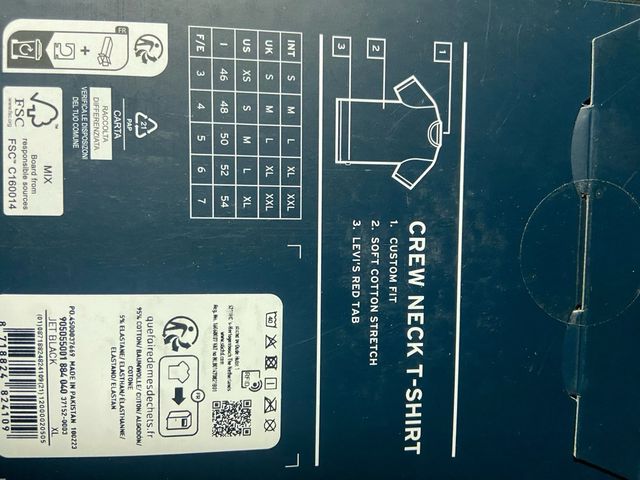 Levi's Crew Neck T-Shirt 2 Pack XL