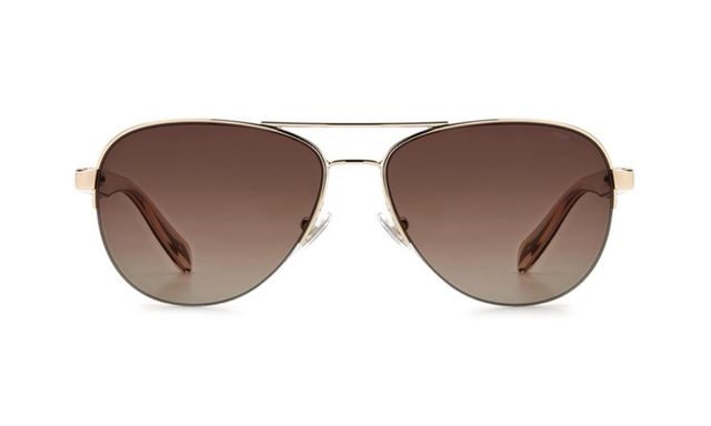 Gafas de sol Fossil Aviador Dorado/Marrón